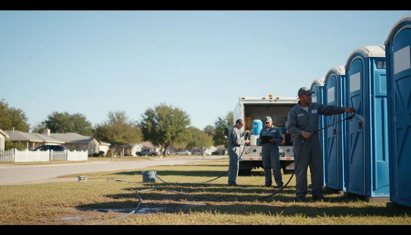 Long-Term Portable Toilet Rental in Carlisle, SC near me